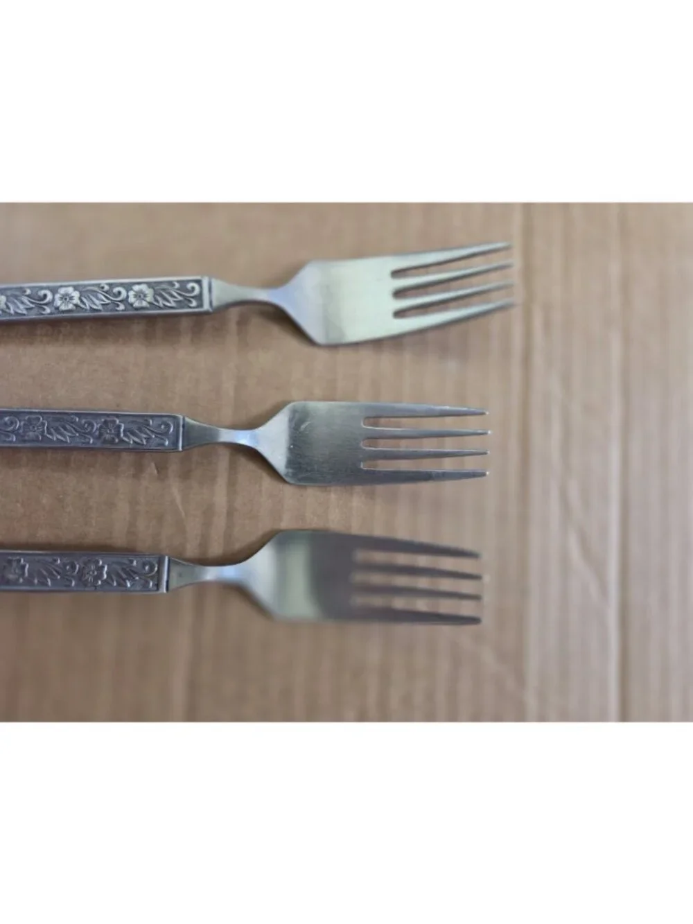 Gold Standard Night Blossom Dinner Forks Set of 3 Japan Flowers